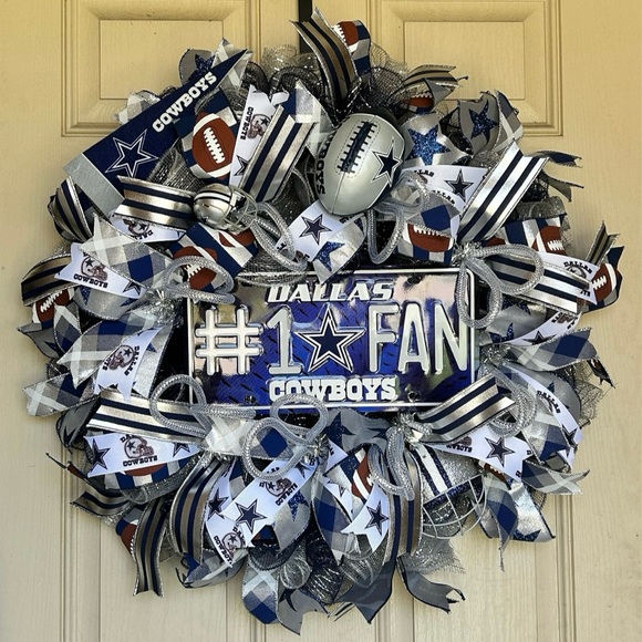 Dallas cowboys wreath